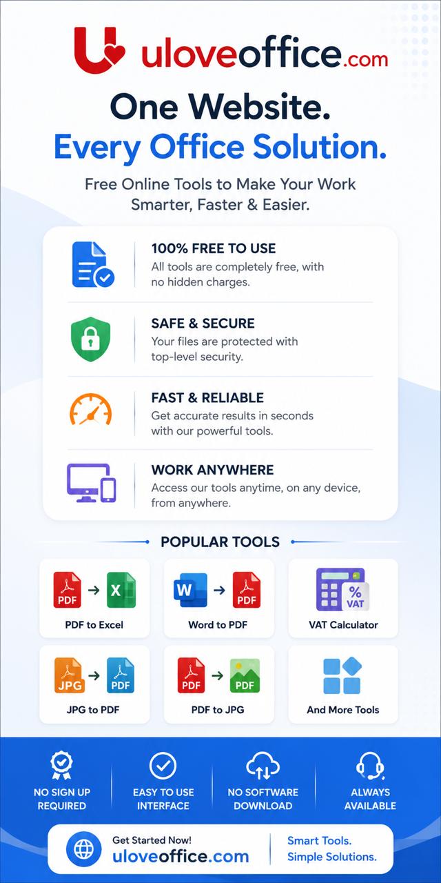 U Love Office — one website, every office solution